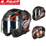 LS2 Flip Up Motorcycle Helmet Modular Multi-Function with Dual Shield Capacete Helmet Man Woman Racing Casco Moto - Image 2