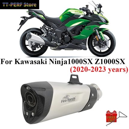 Slip On For Kawasaki Ninja1000SX Z1000SX 2020 - 2023 Full System Motorcycle Escape Moto Exhaust modify Muffler Middle Link Pipe